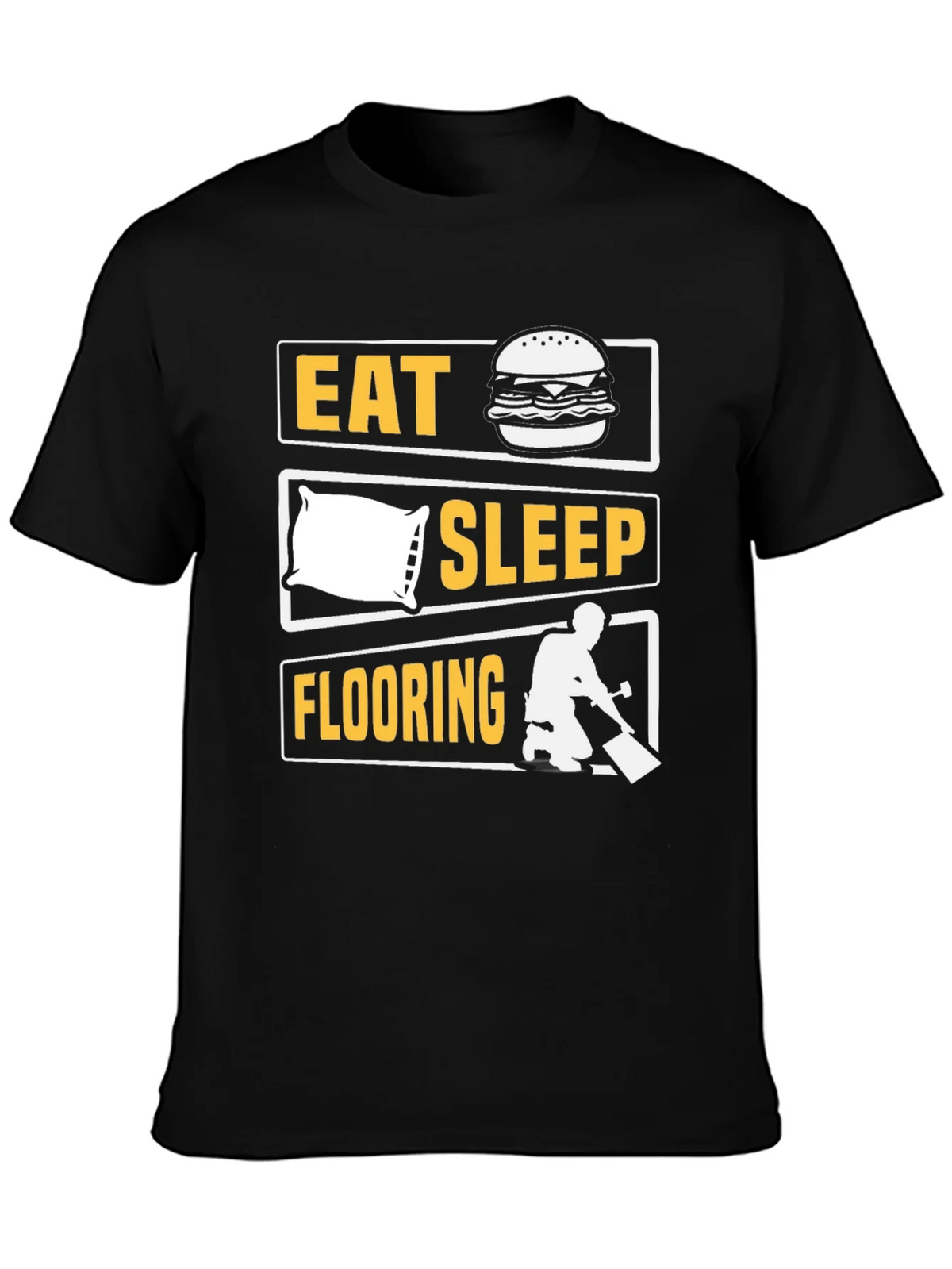 Eat Sleep Flooring T-Shirt Funny Job Tee product image 3