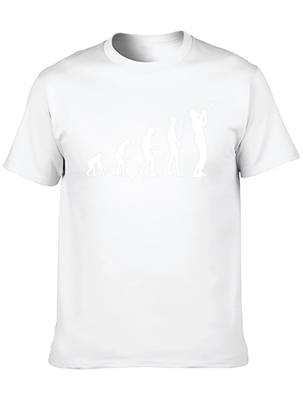 Evolution of Music Trumpet Player Black T-Shirt product image 6