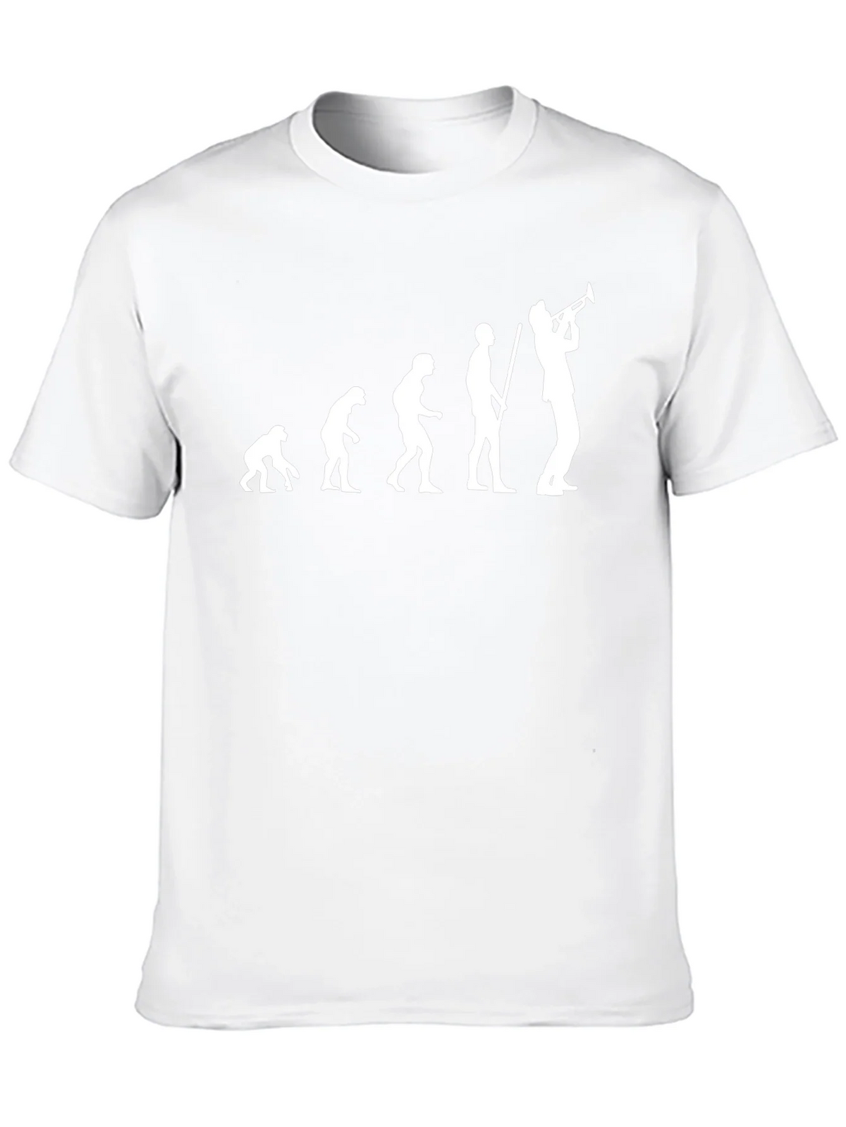 Evolution of Music Trumpet Player Black T-Shirt product image 6
