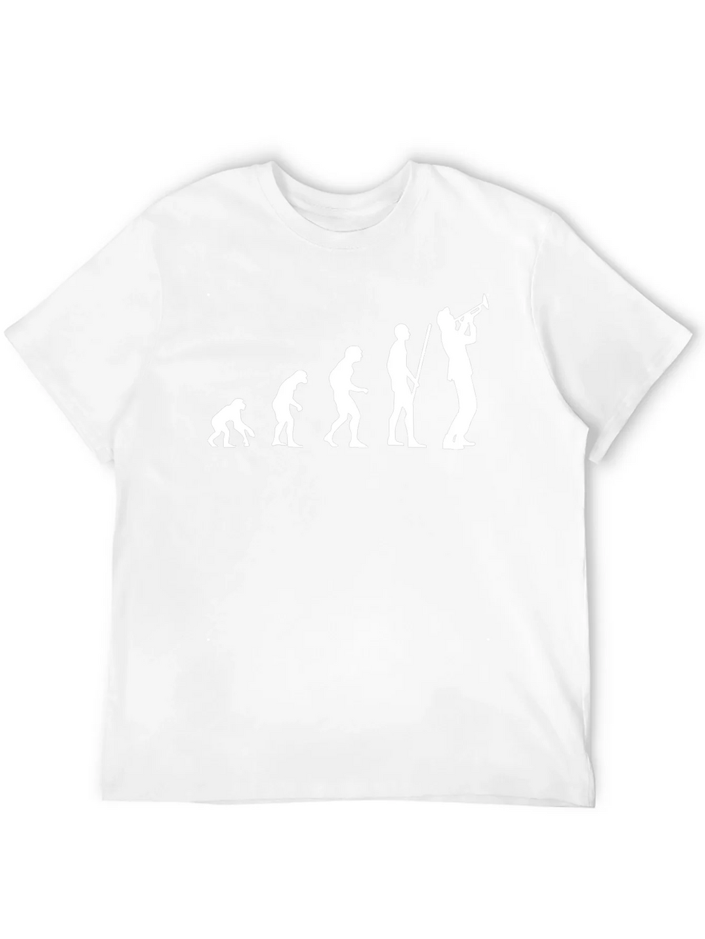 Evolution of Music Trumpet Player Black T-Shirt product image 7