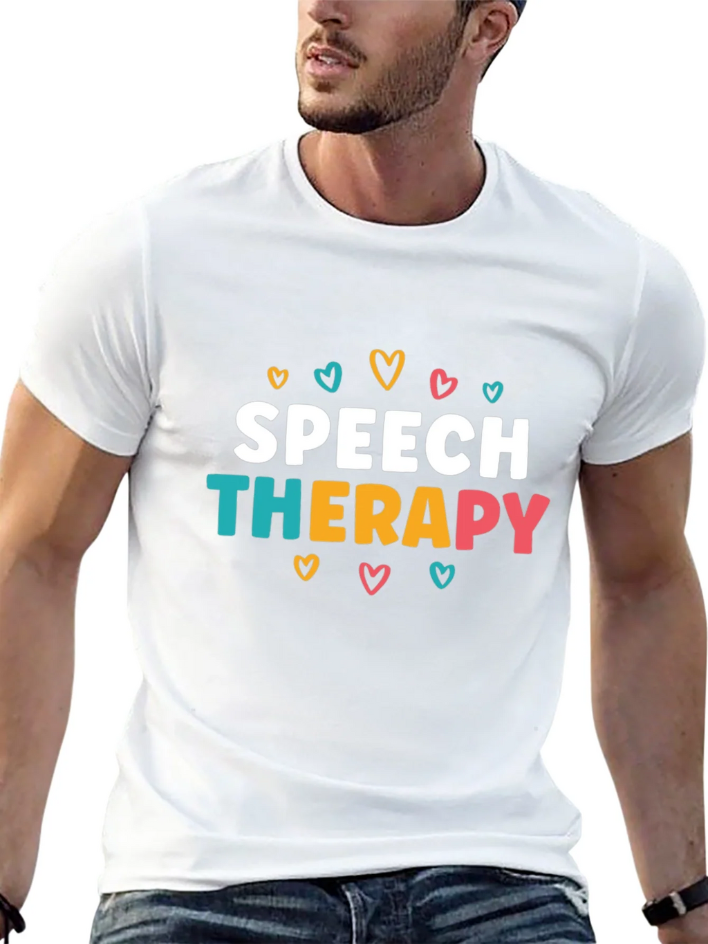 Speech Therapy Heart Graphic T-Shirt product image 12