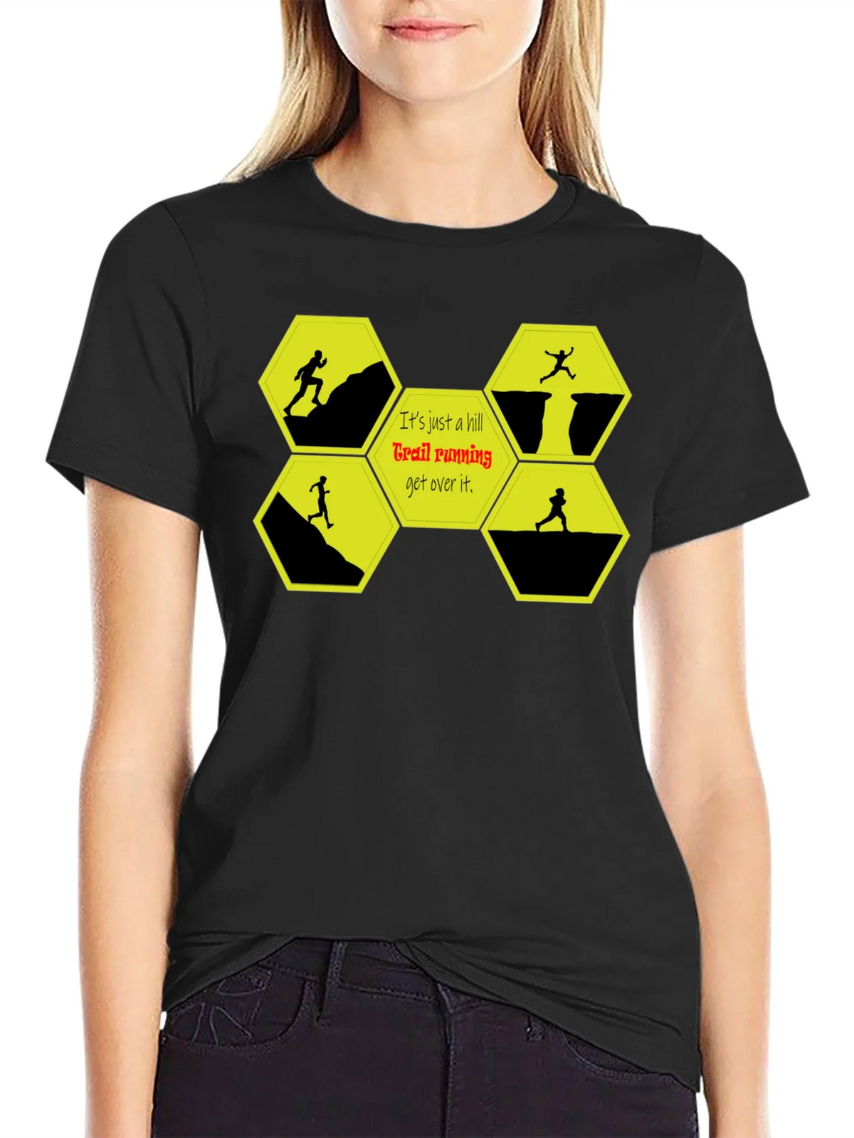 Trail Running Graphic T-Shirt - Conquer Hills! product image 2