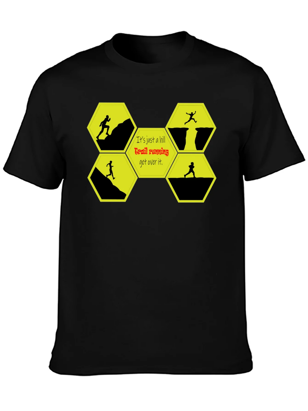 Trail Running Graphic T-Shirt - Conquer Hills! product image 3