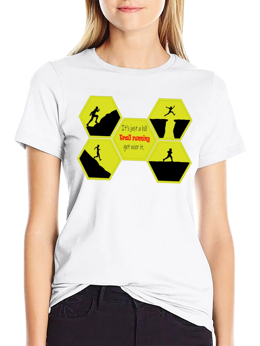 Trail Running Graphic T-Shirt - Conquer Hills! product image 8