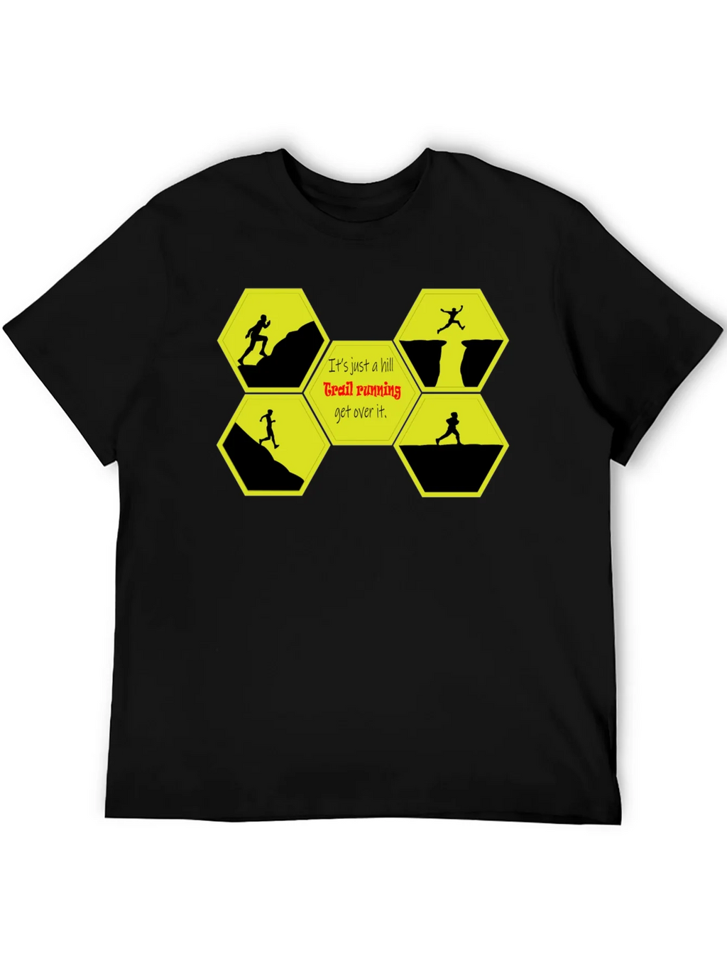 Trail Running Graphic T-Shirt - Conquer Hills! product image 5