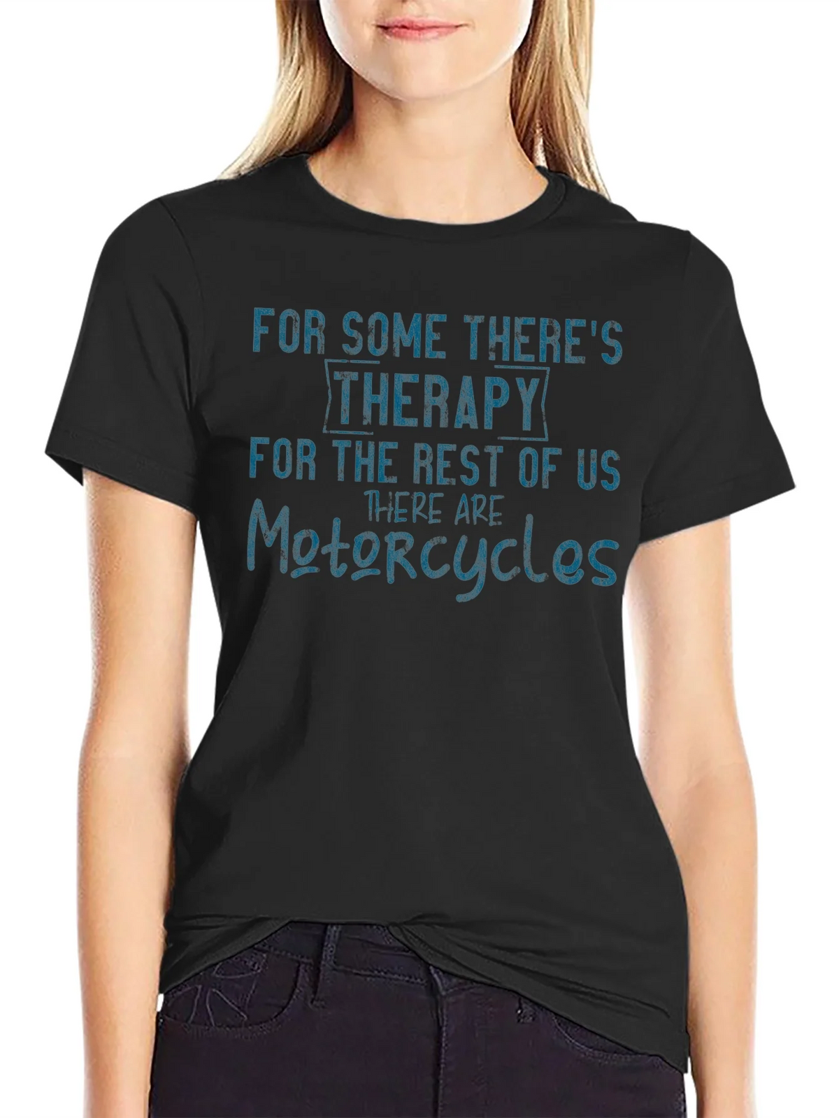Motorcycle Therapy Graphic T-Shirt product image 2