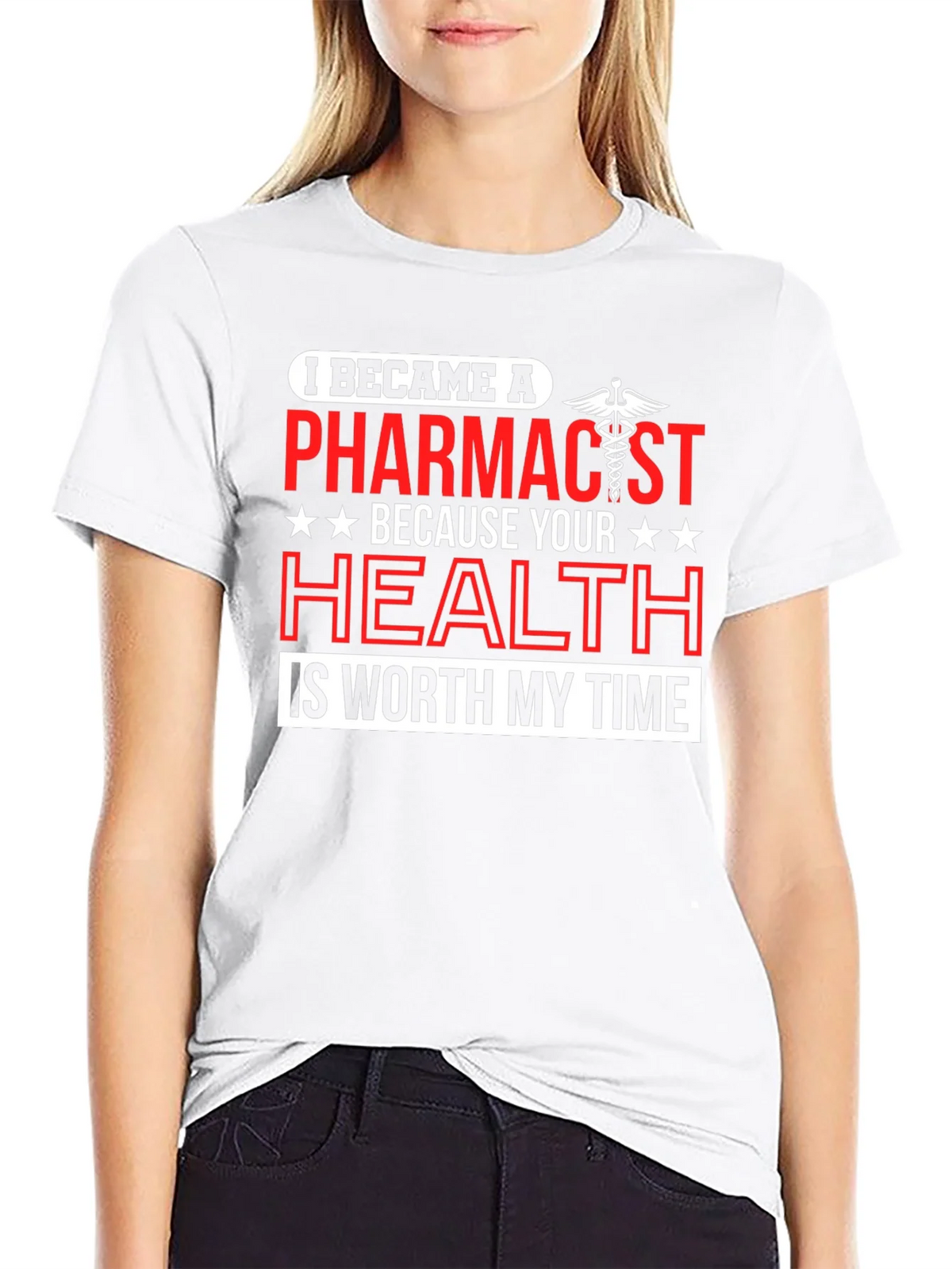 Pharmacist Profession T-Shirt - Health is Worth My Time product image 4
