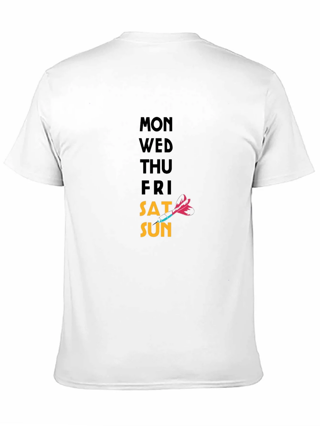 Days of the Week T-Shirt - Dart Graphic product image 8