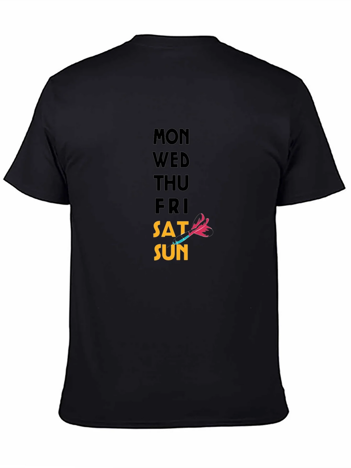 Days of the Week T-Shirt - Dart Graphic product image 3