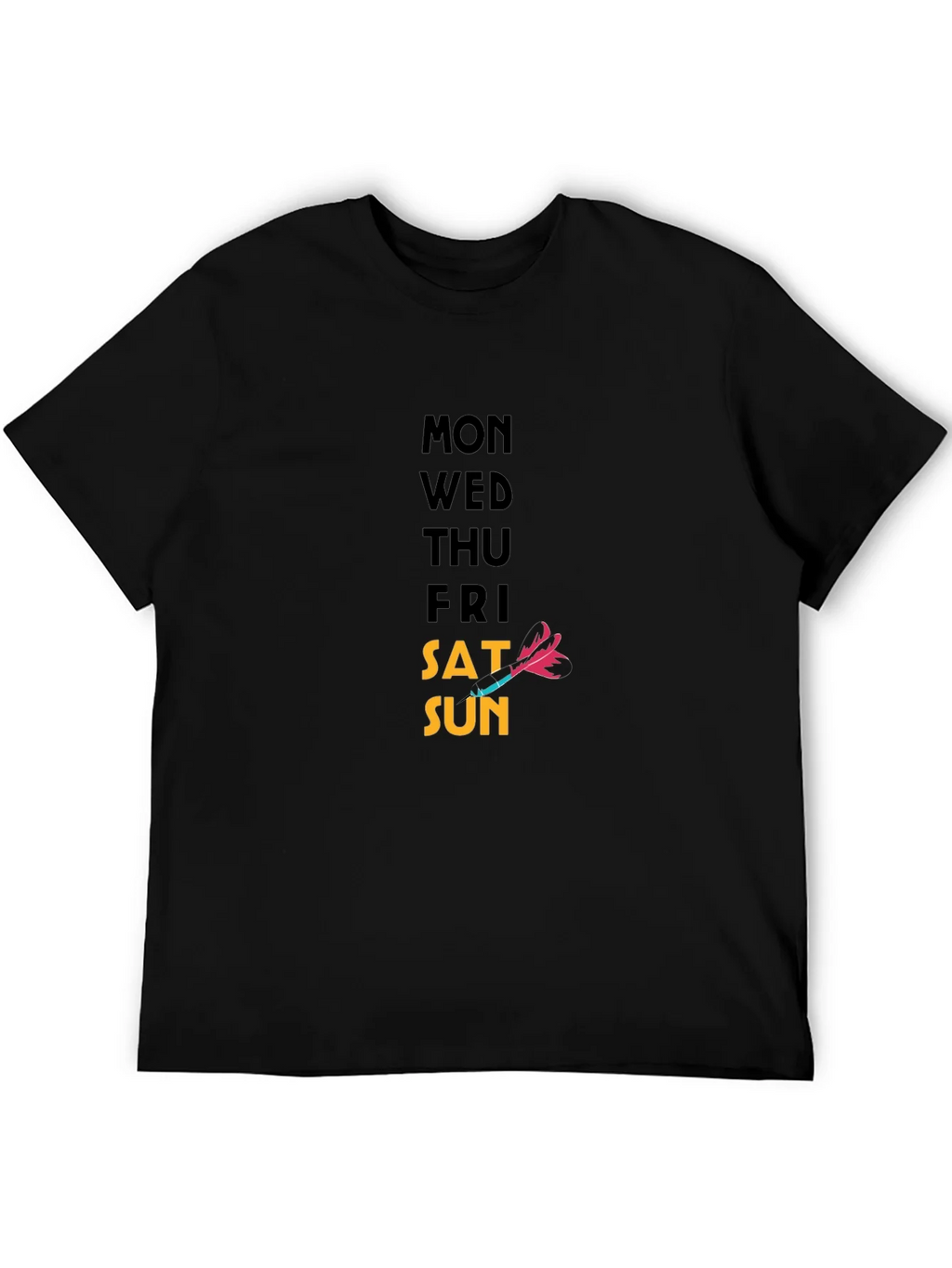 Days of the Week T-Shirt - Dart Graphic product image 4