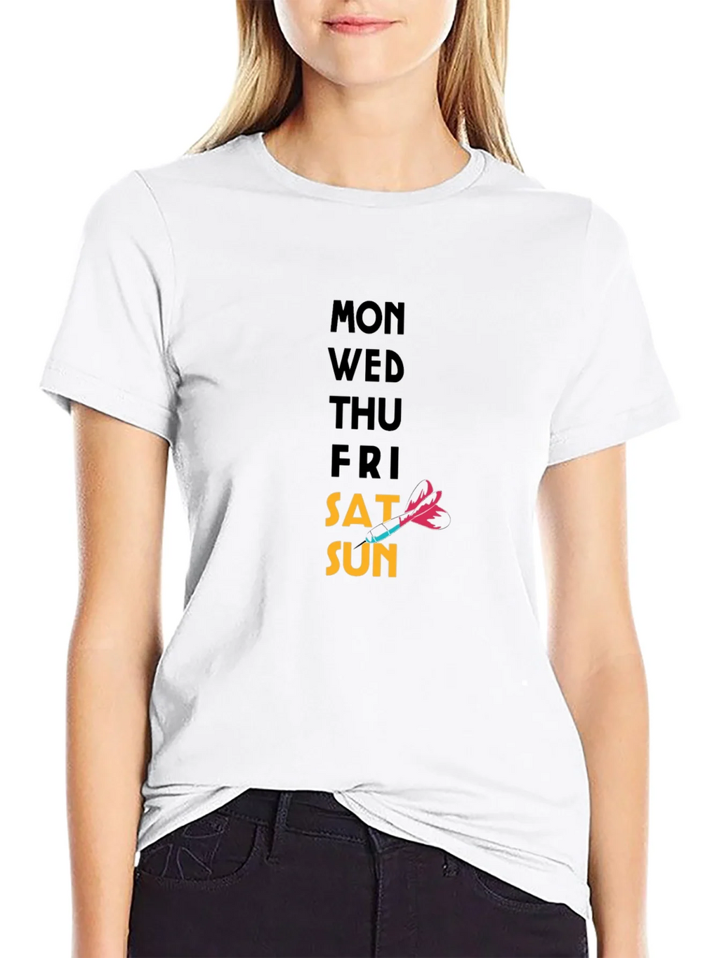 Days of the Week T-Shirt - Dart Graphic product image 6