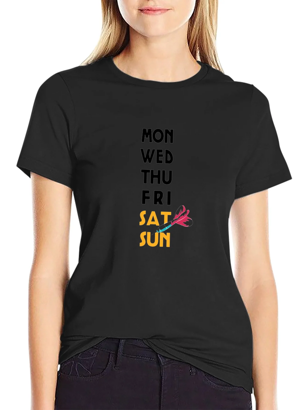 Days of the Week T-Shirt - Dart Graphic product image 2