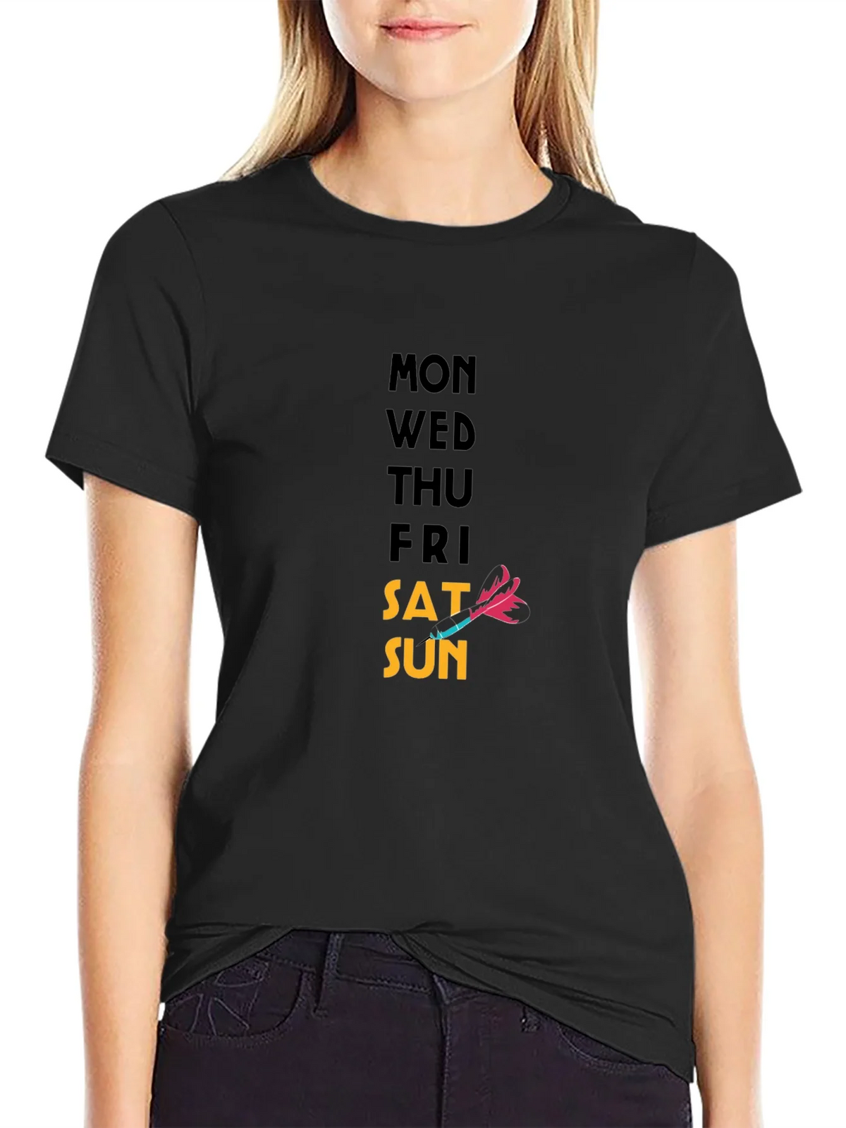 Days of the Week T-Shirt - Dart Graphic product image 2