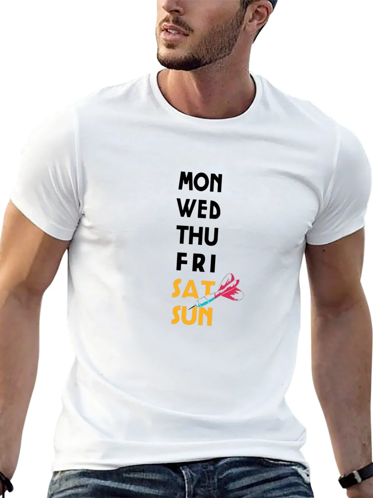 Days of the Week T-Shirt - Dart Graphic product image 9