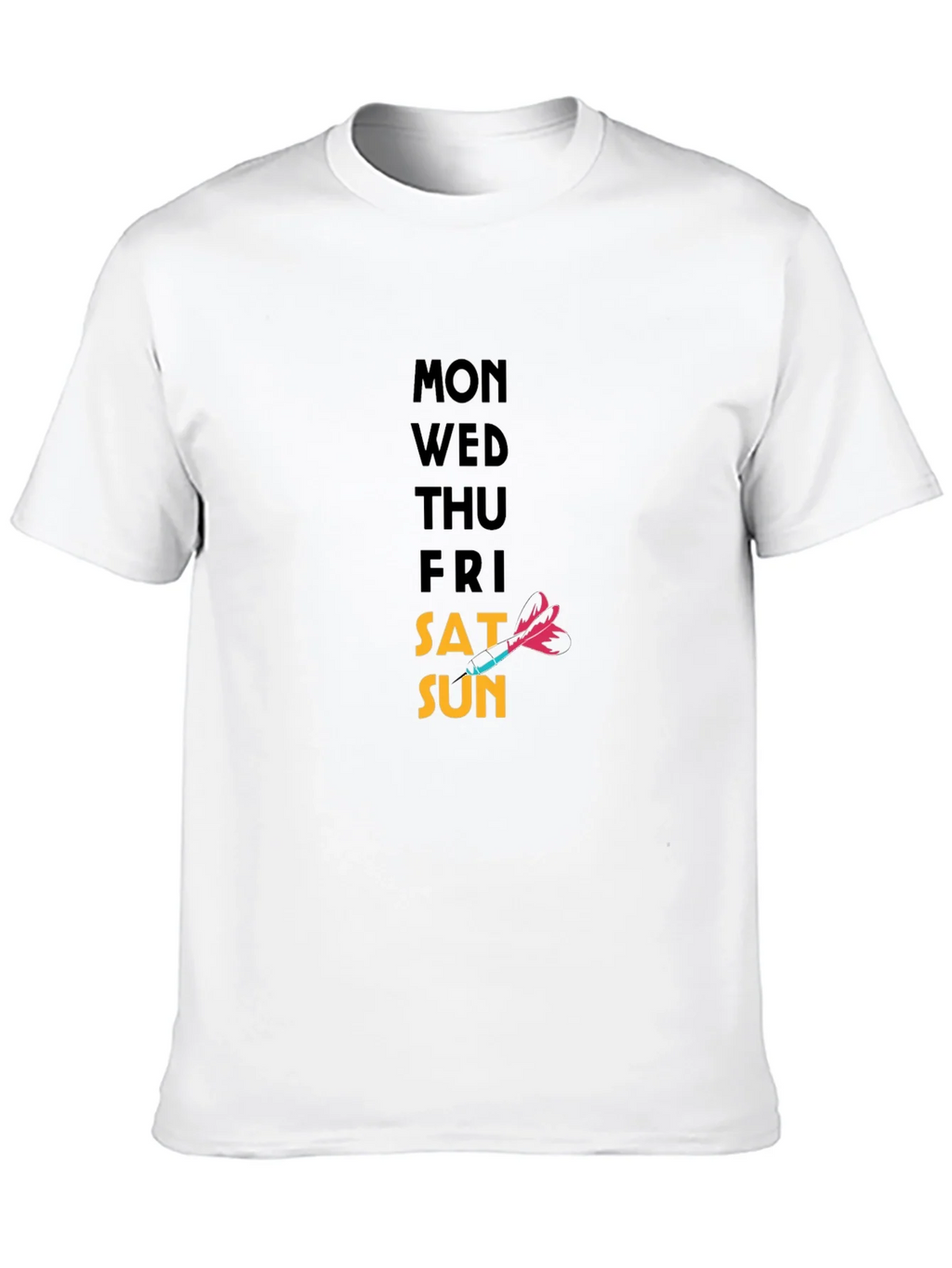 Days of the Week T-Shirt - Dart Graphic product image 7