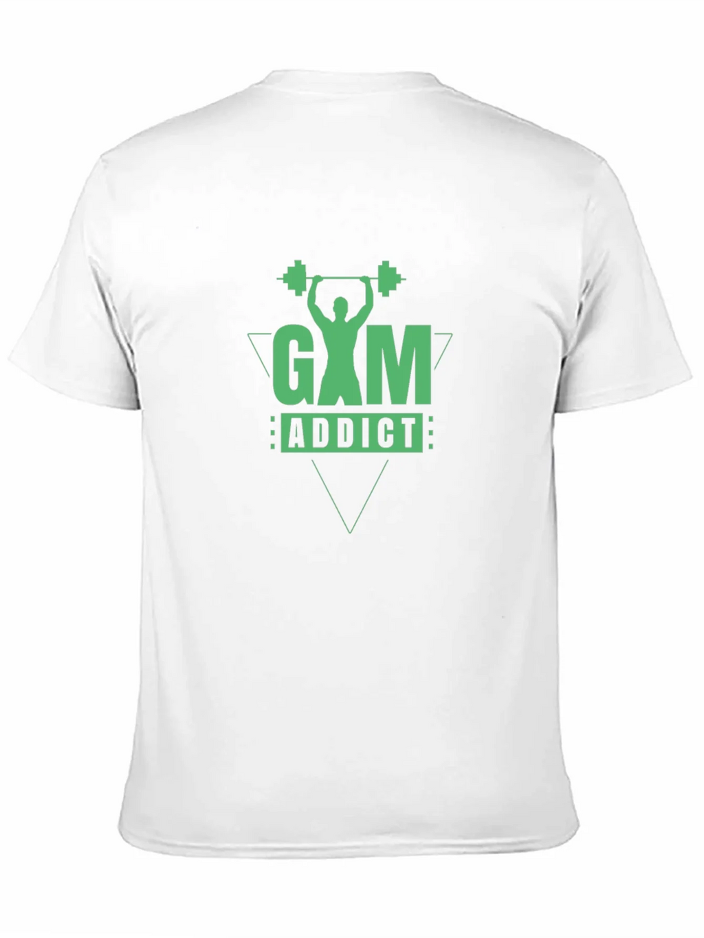Gym Addict Graphic Tee - Black Cotton Fitness Shirt product image 10