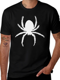 Spider Graphic Print Black Tee Shirt product image 1