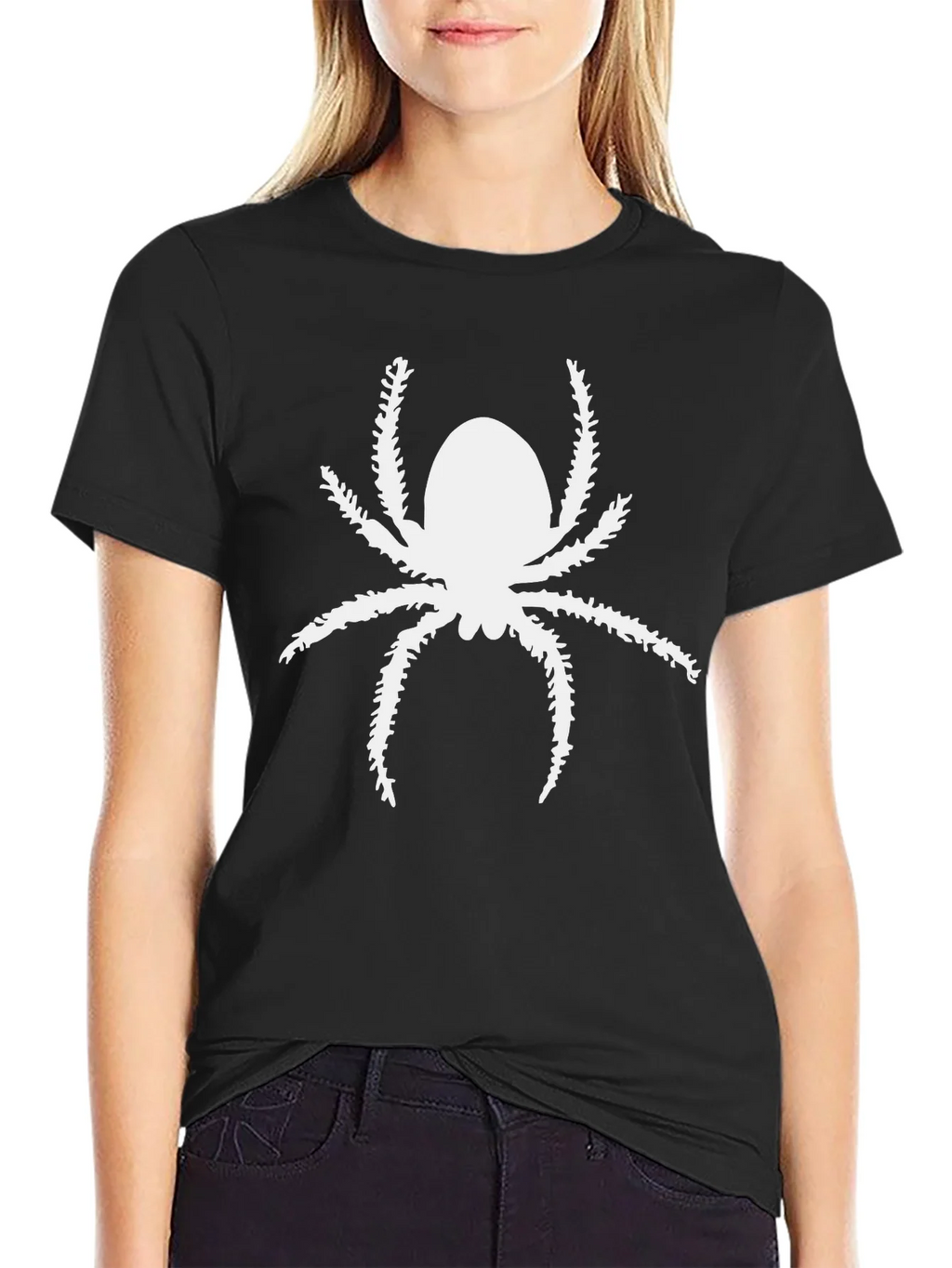 Spider Graphic Print Black Tee Shirt product image 2