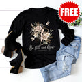 Be Still and Know Long Sleeve - Black - 0