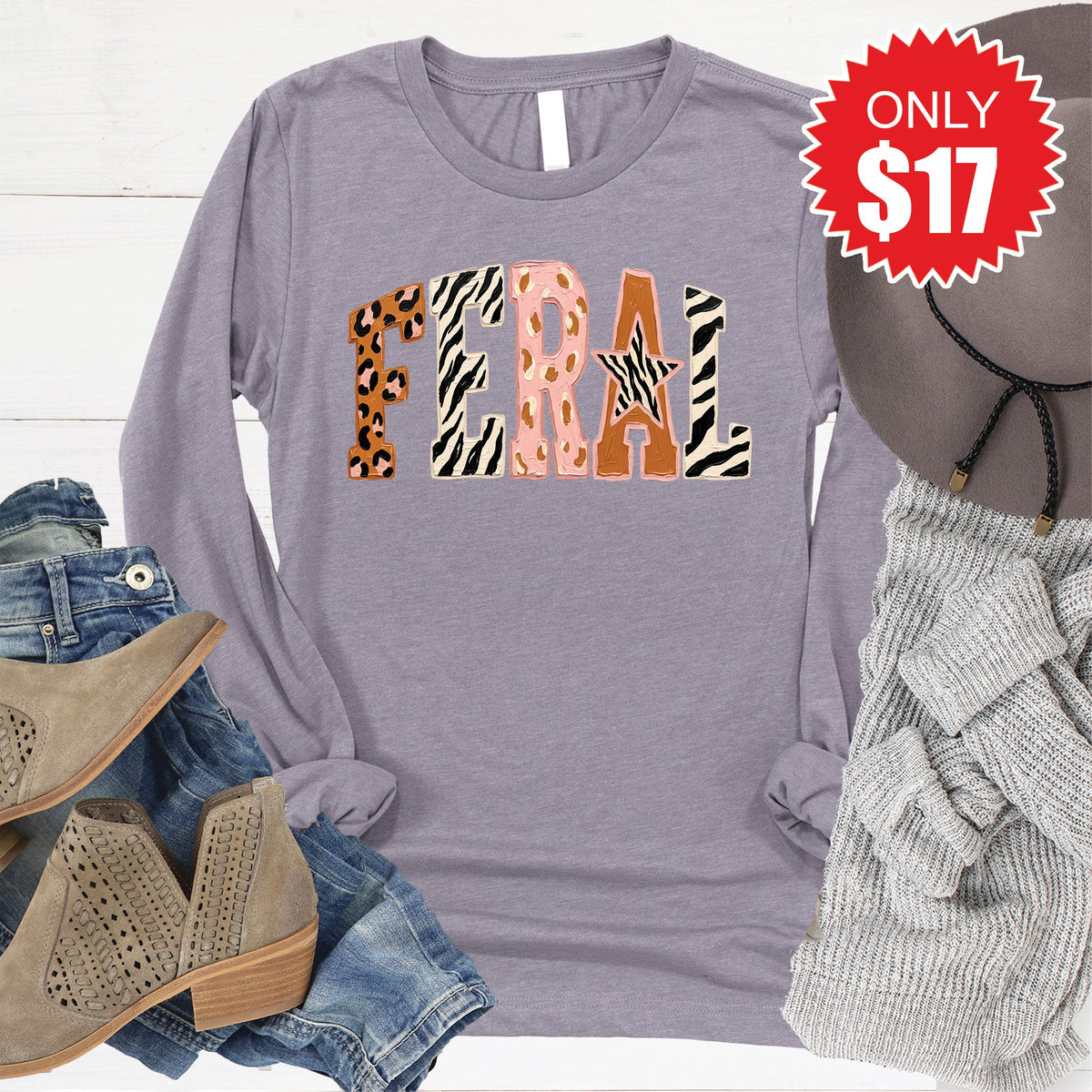 Feral Long Sleeve - Heather Storm - 17 product image 1