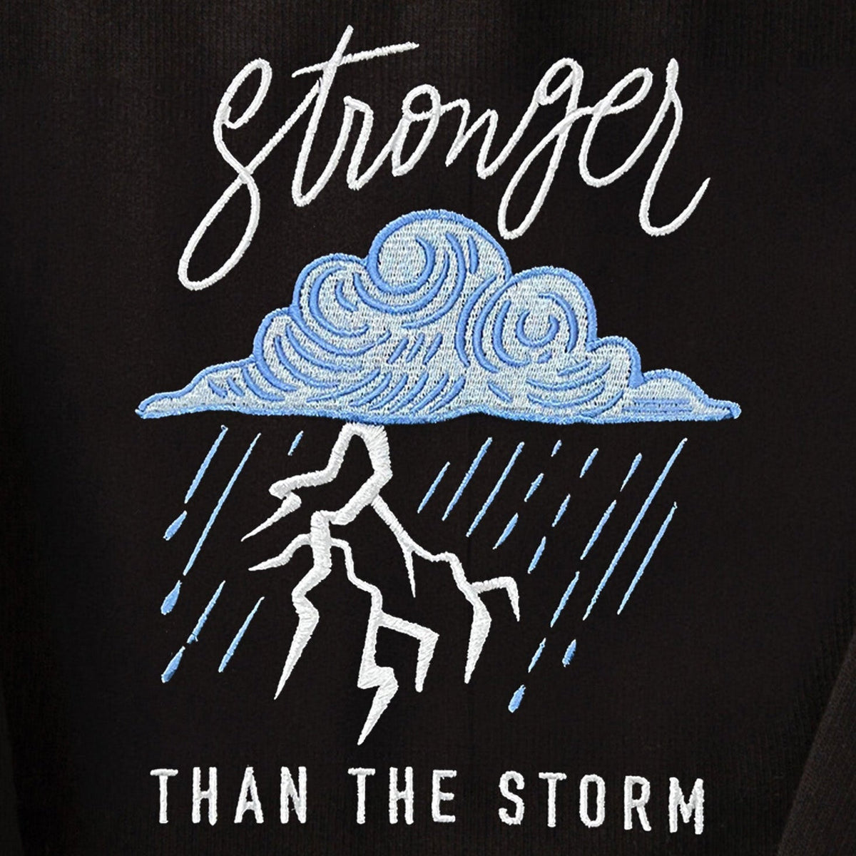 Stronger Cloud Embroidered Crewneck Sweatshirt - 20 product image 3