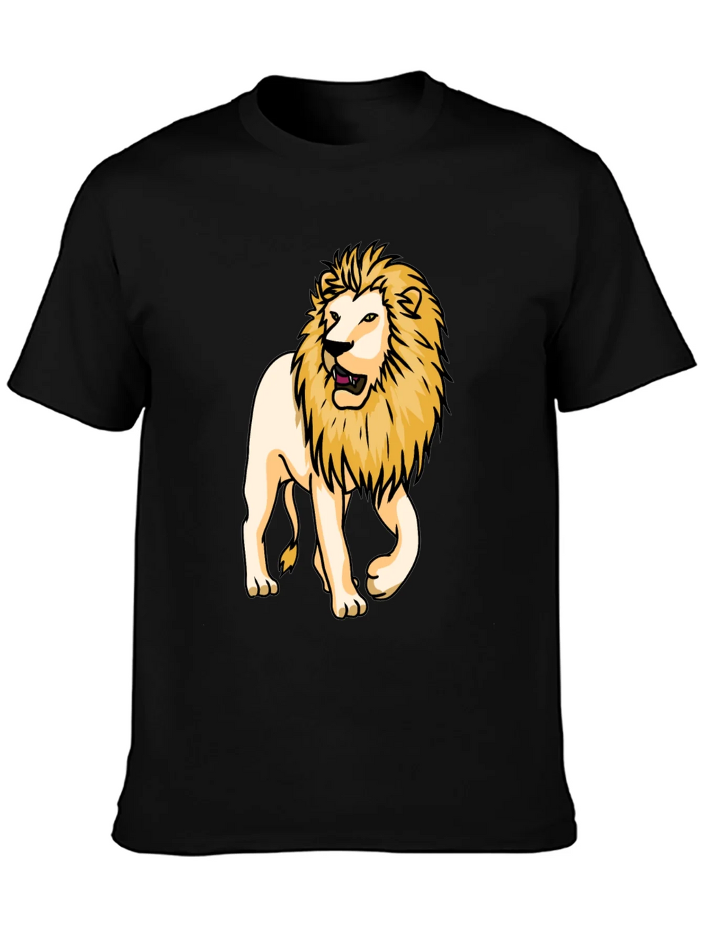 Lion Graphic Tee - Bold Black T-Shirt product image 3