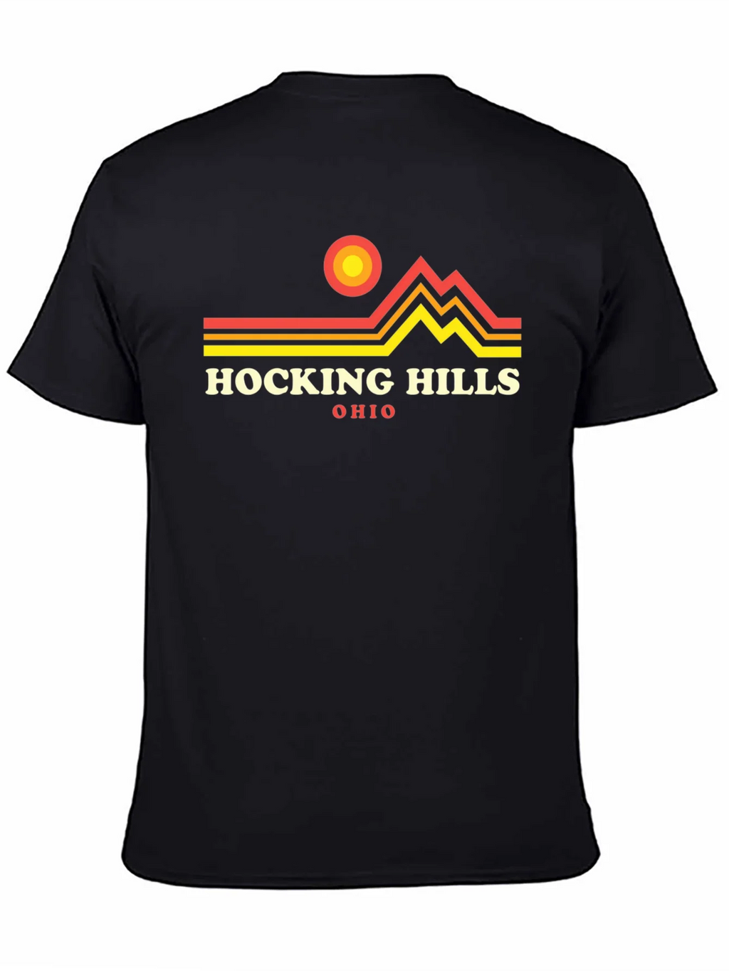 Hocking Hills Ohio Graphic Tee - Black product image 4
