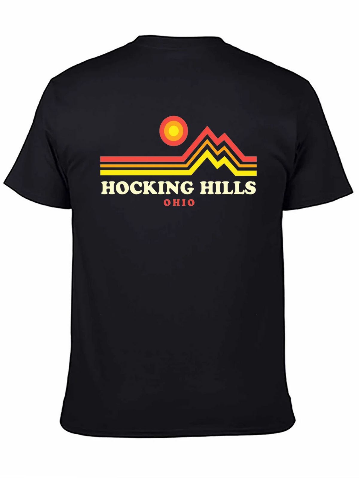 Hocking Hills Ohio Graphic Tee - Black product image 4