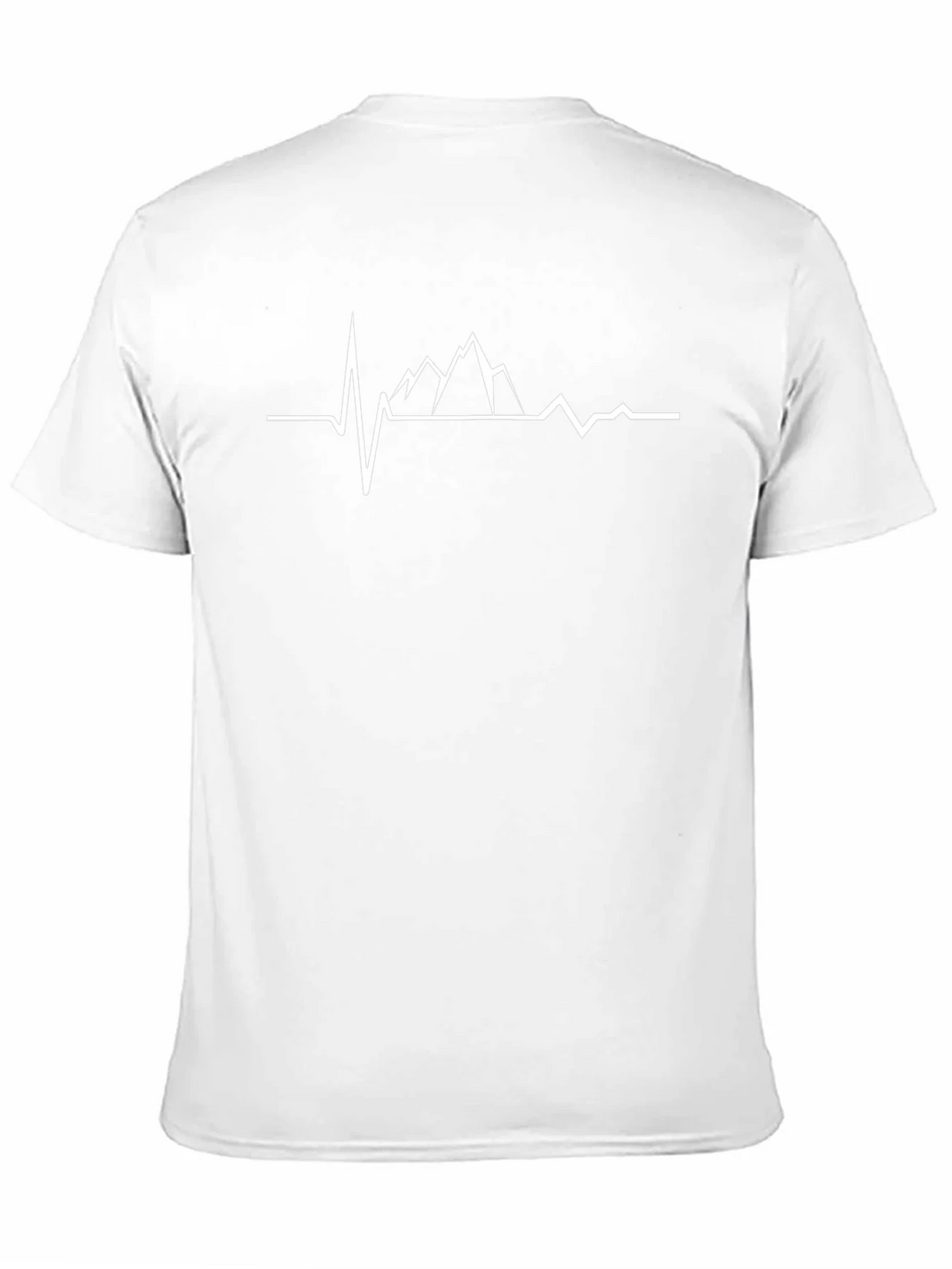 Mountain Heartbeat T-Shirt - Black Cotton Tee product image 10