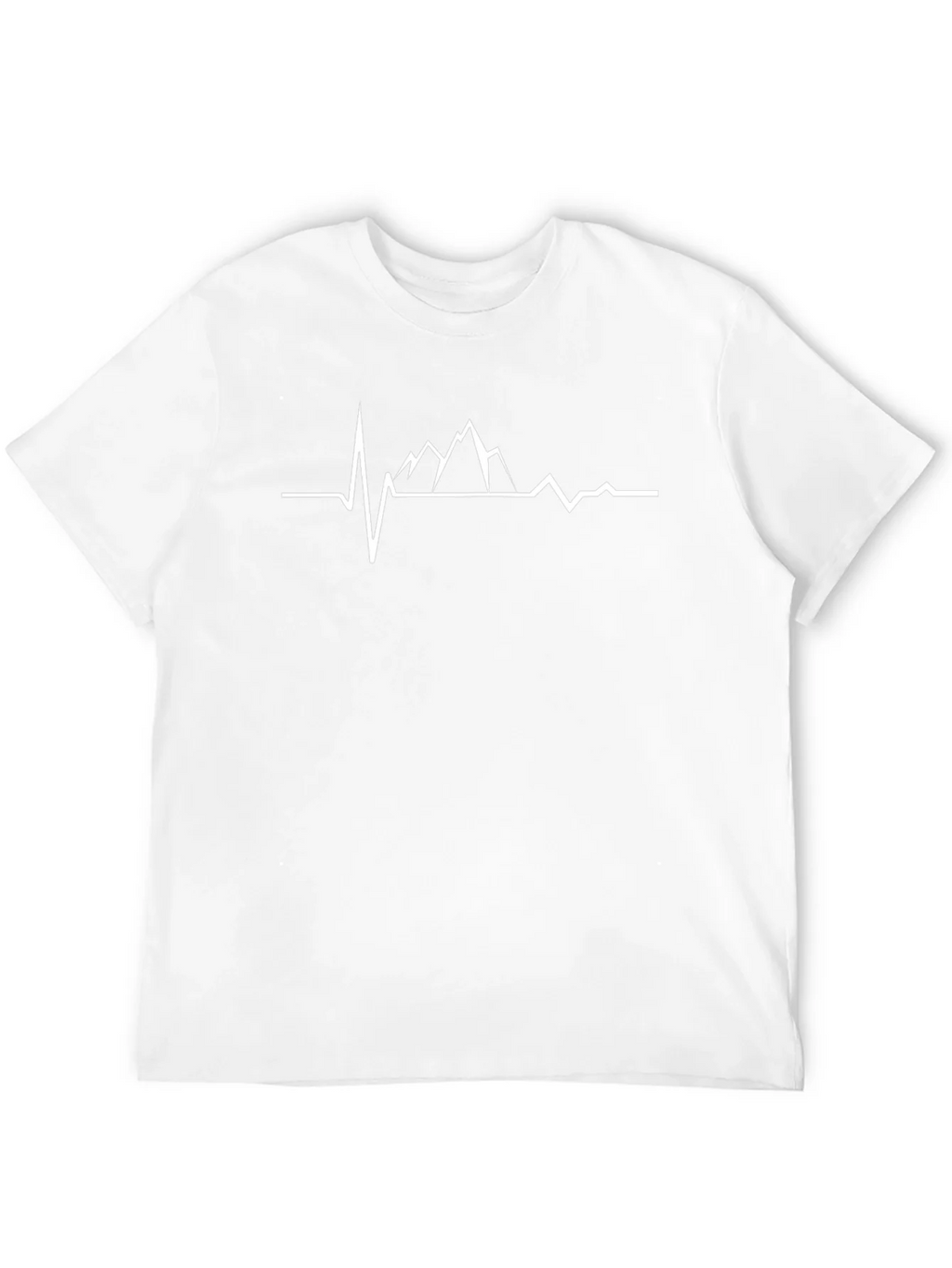 Mountain Heartbeat T-Shirt - Black Cotton Tee product image 11