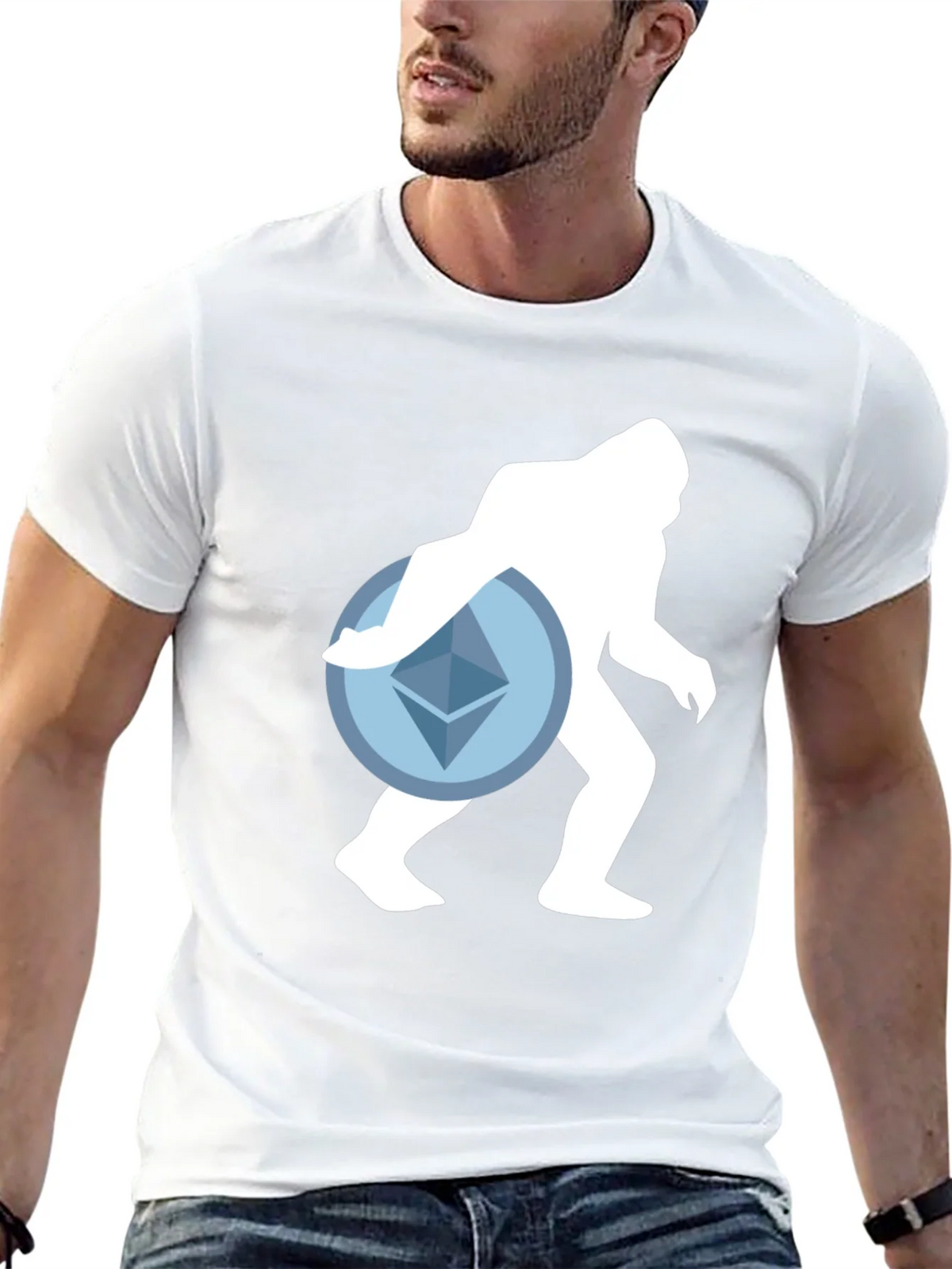 Crypto Sasquatch T-Shirt - Ethereum Design product image 12
