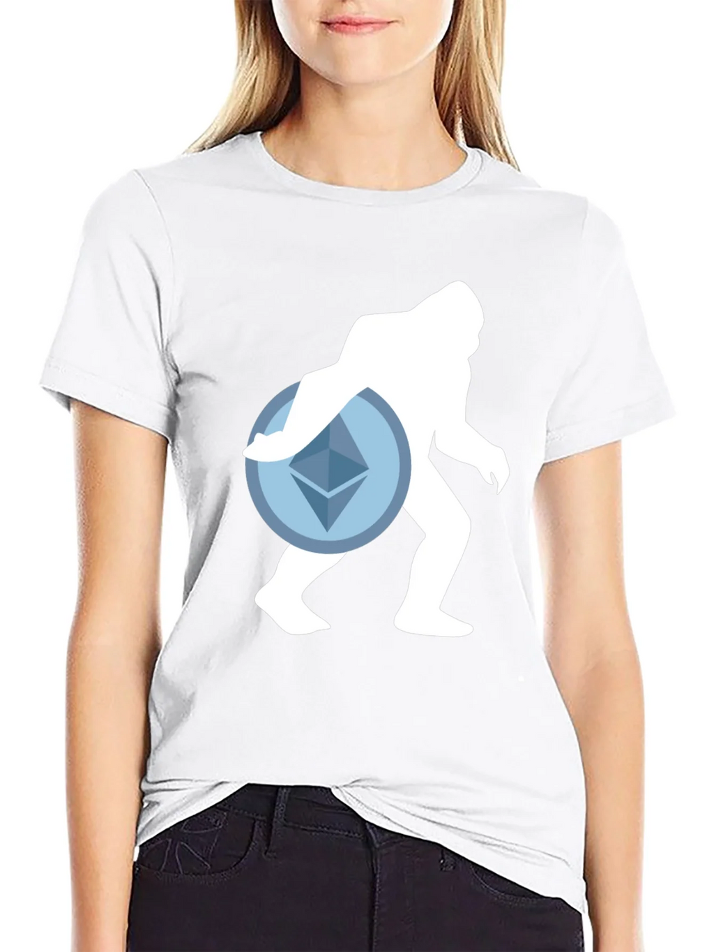 Crypto Sasquatch T-Shirt - Ethereum Design product image 8