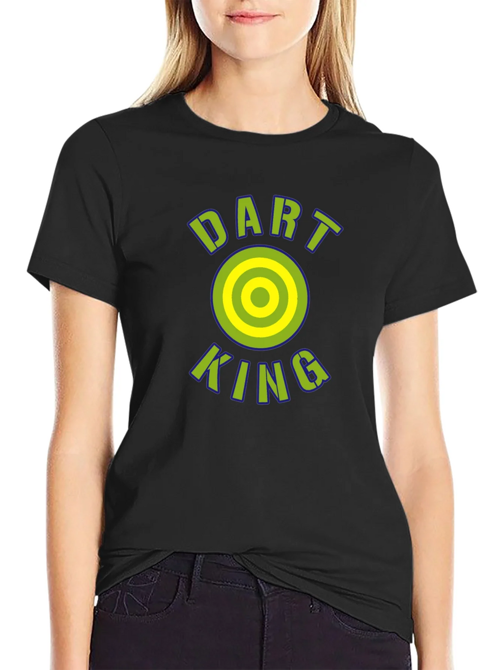 Dart King T-Shirt: Target Graphic Tee for Players product image 1