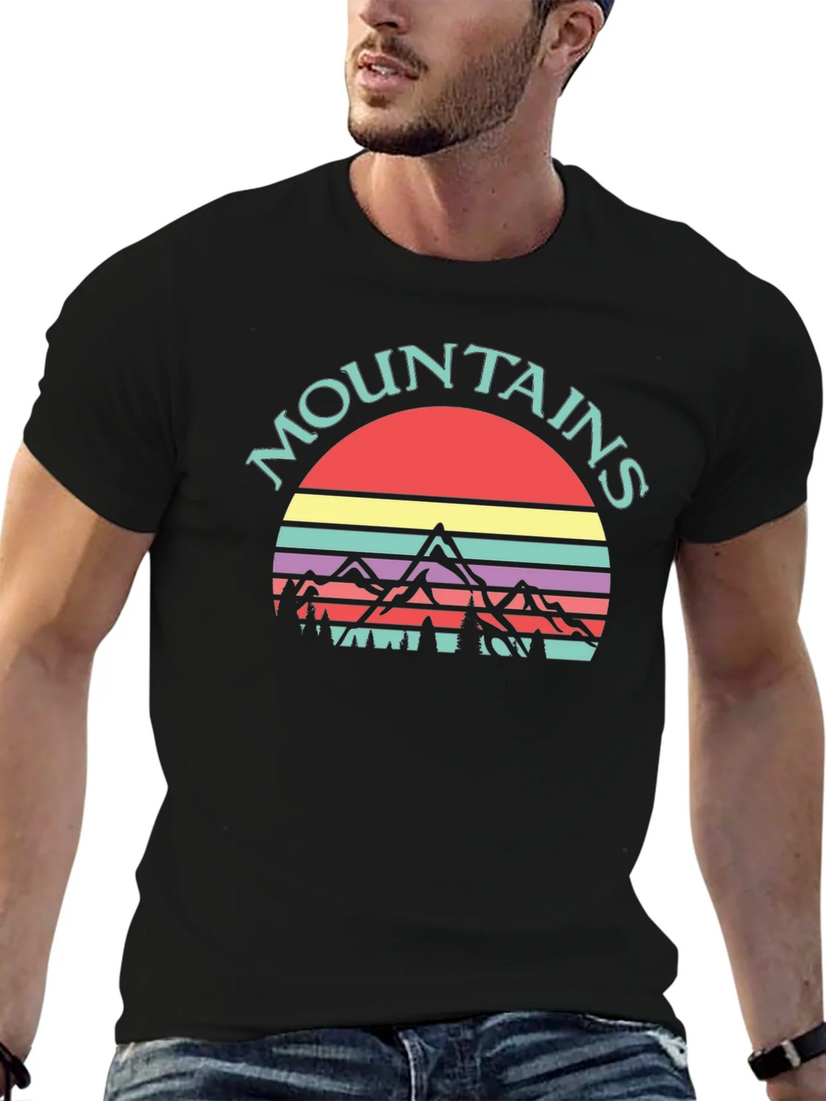 Retro Mountains Graphic Tee - Adventure Ready! product image 6
