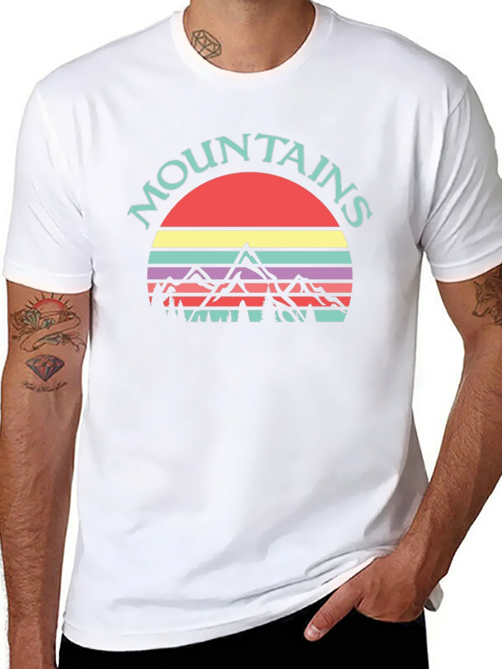 Retro Mountains Graphic Tee - Adventure Ready! product image 7