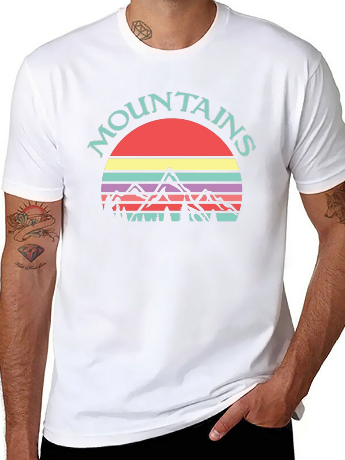 Retro Mountains Graphic Tee - Adventure Ready! product image 7