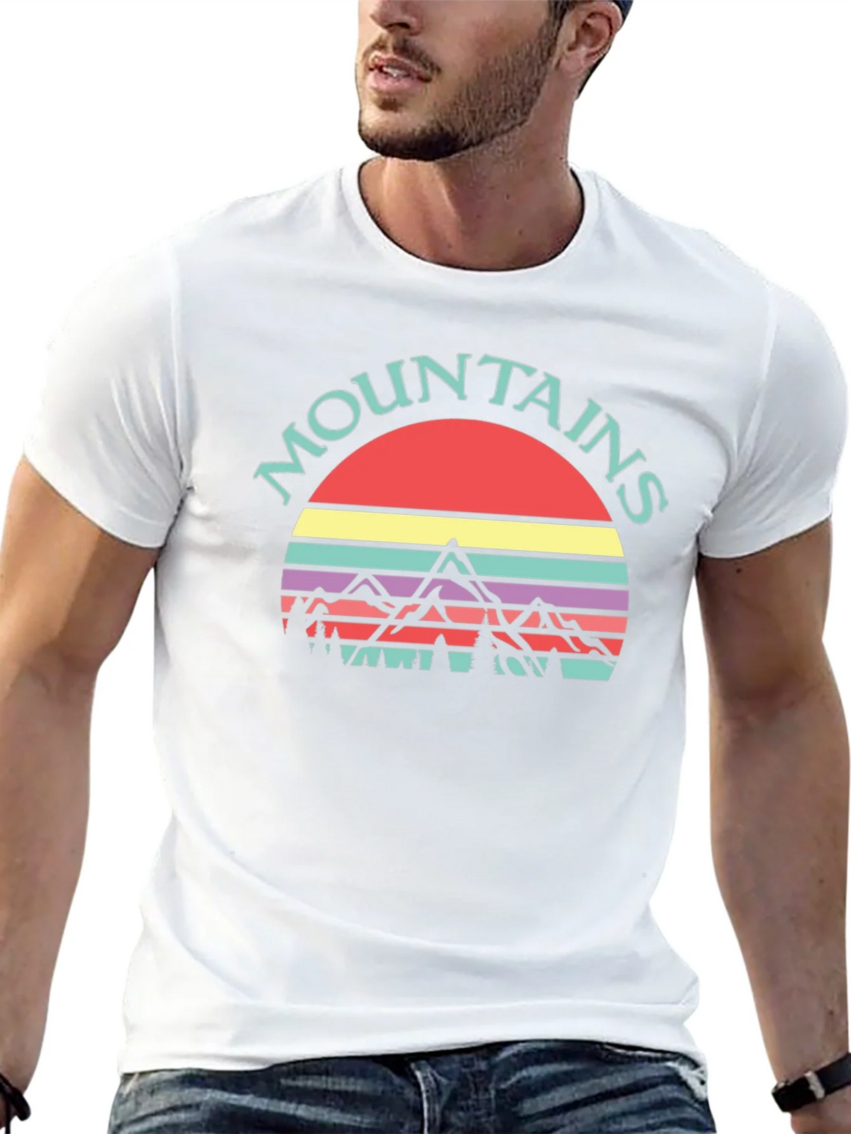 Retro Mountains Graphic Tee - Adventure Ready! product image 12