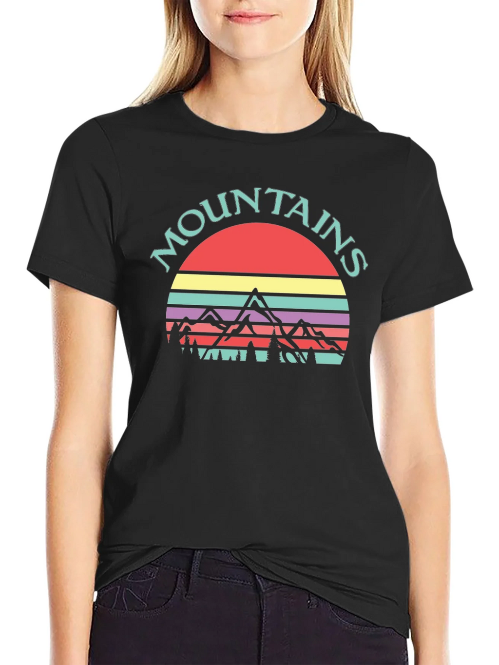 Retro Mountains Graphic Tee - Adventure Ready! product image 2