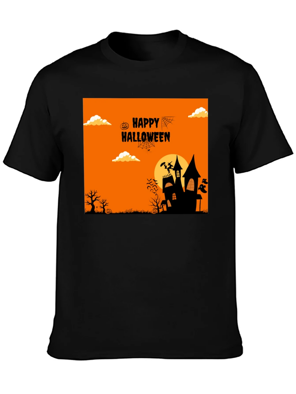 Happy Halloween Black Graphic Tee product image 1
