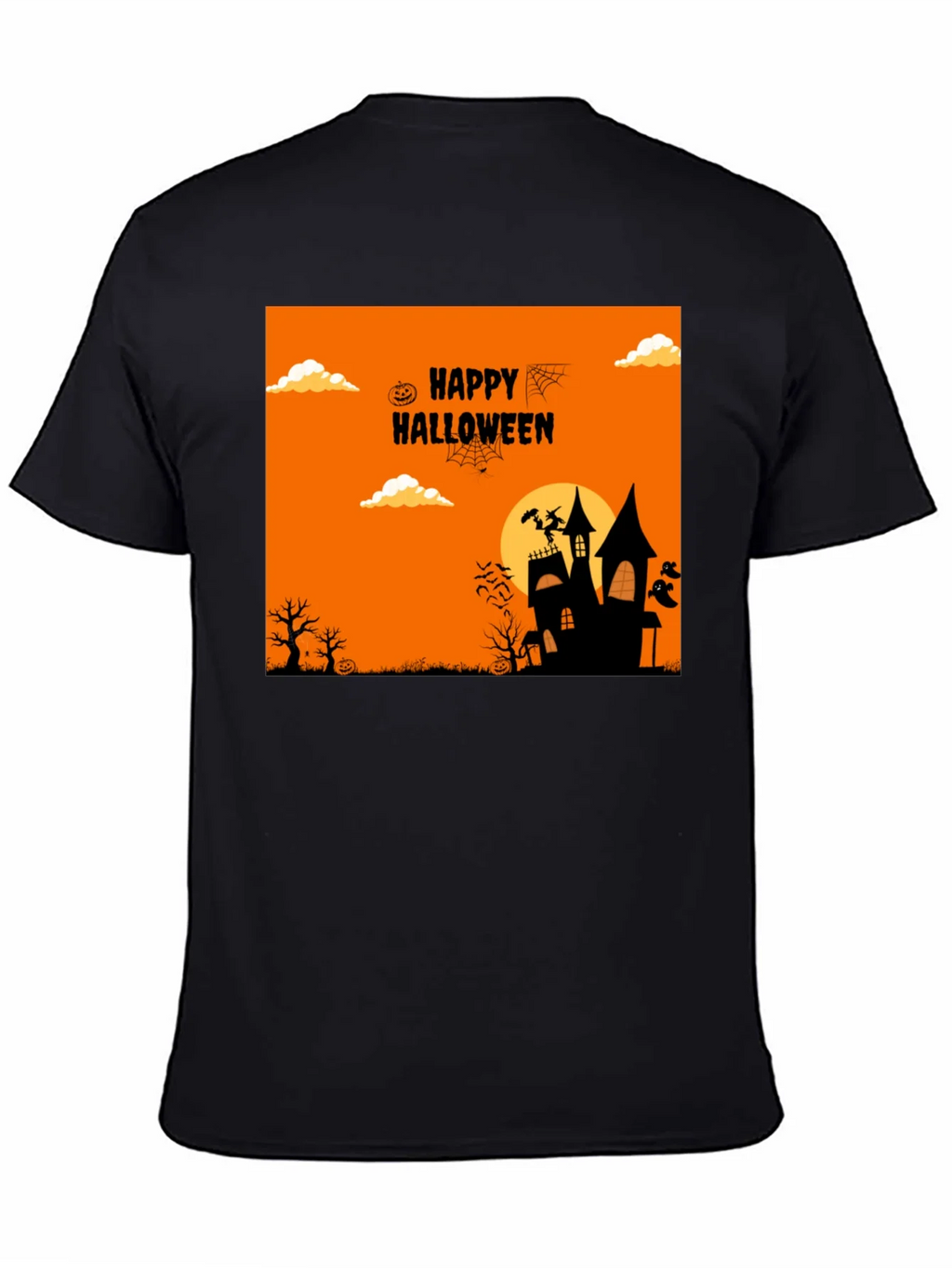 Happy Halloween Black Graphic Tee product image 2
