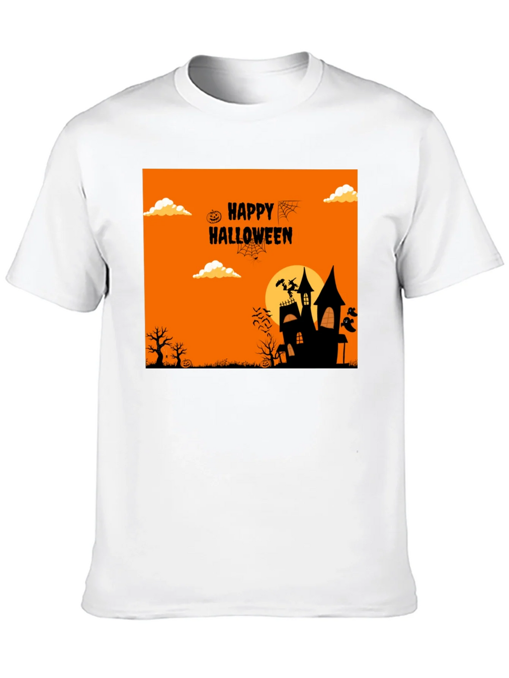 Happy Halloween Black Graphic Tee product image 4