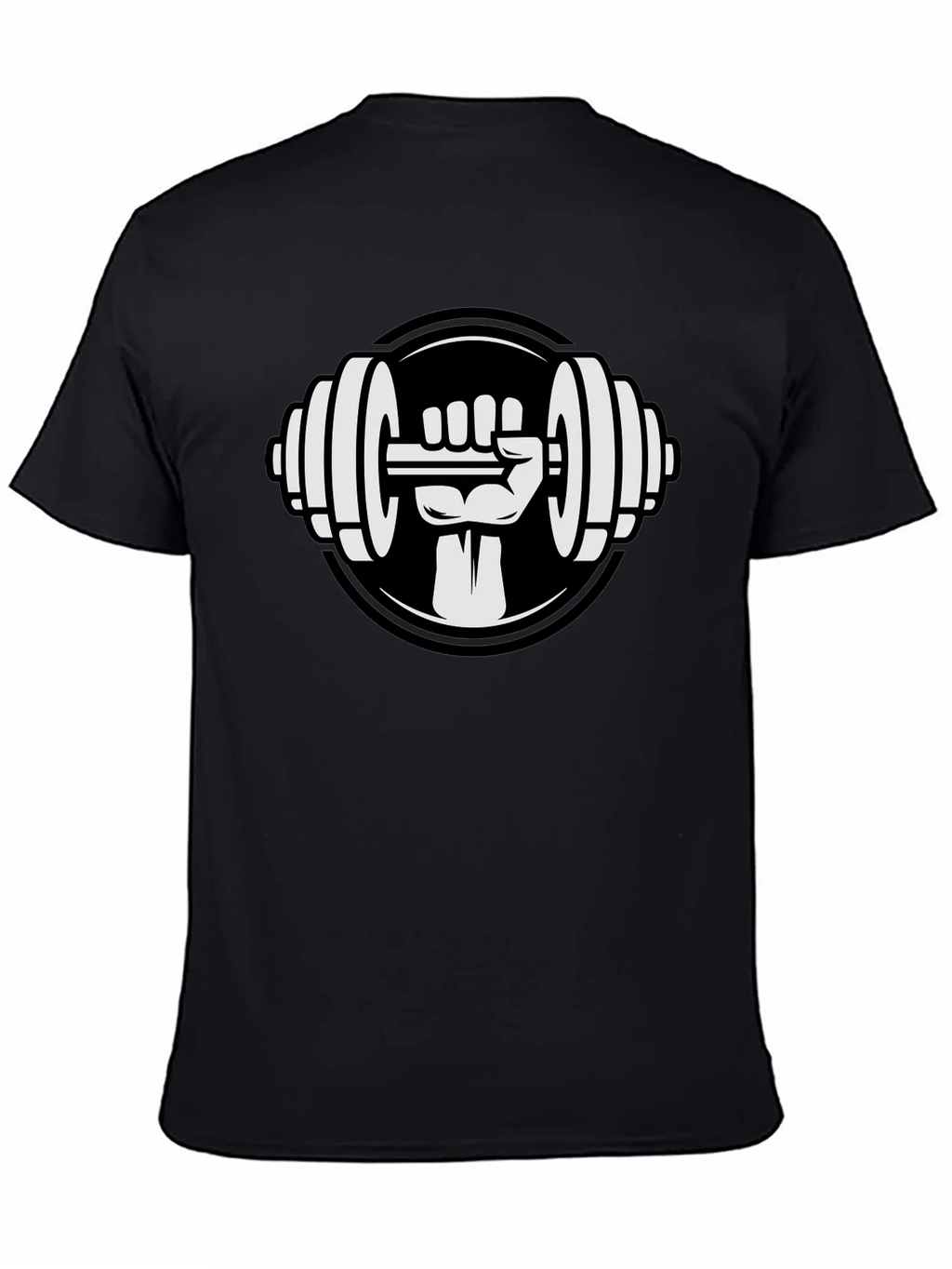 Weightlifting Hand T-Shirt - Black Graphic Tee product image 2