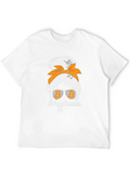 Crypto Mom Messy Bun Bitcoin Graphic Tee product image 1