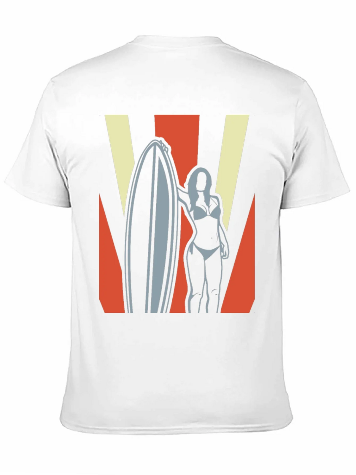 Retro Surfer Girl Graphic Tee - Black product image 3