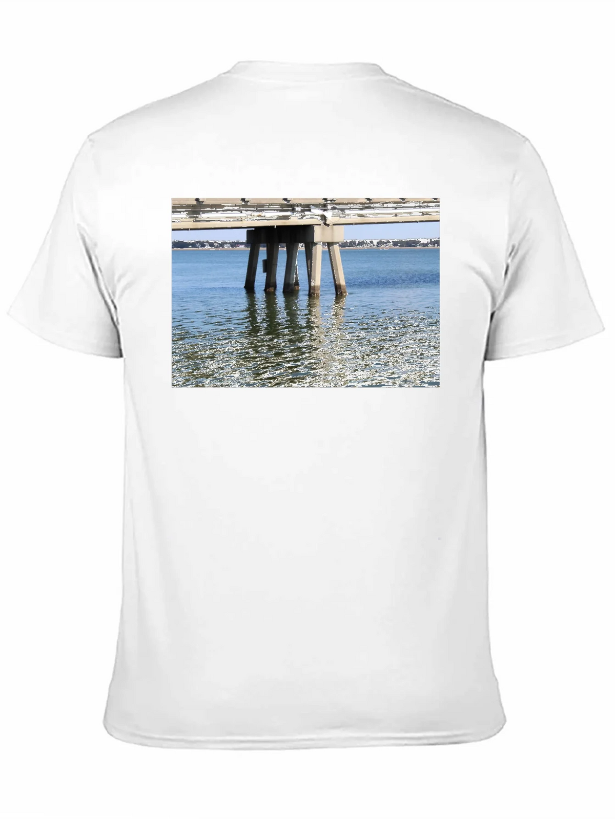 Bridge View Graphic Tee - Black Cotton Casual Wear product image 8