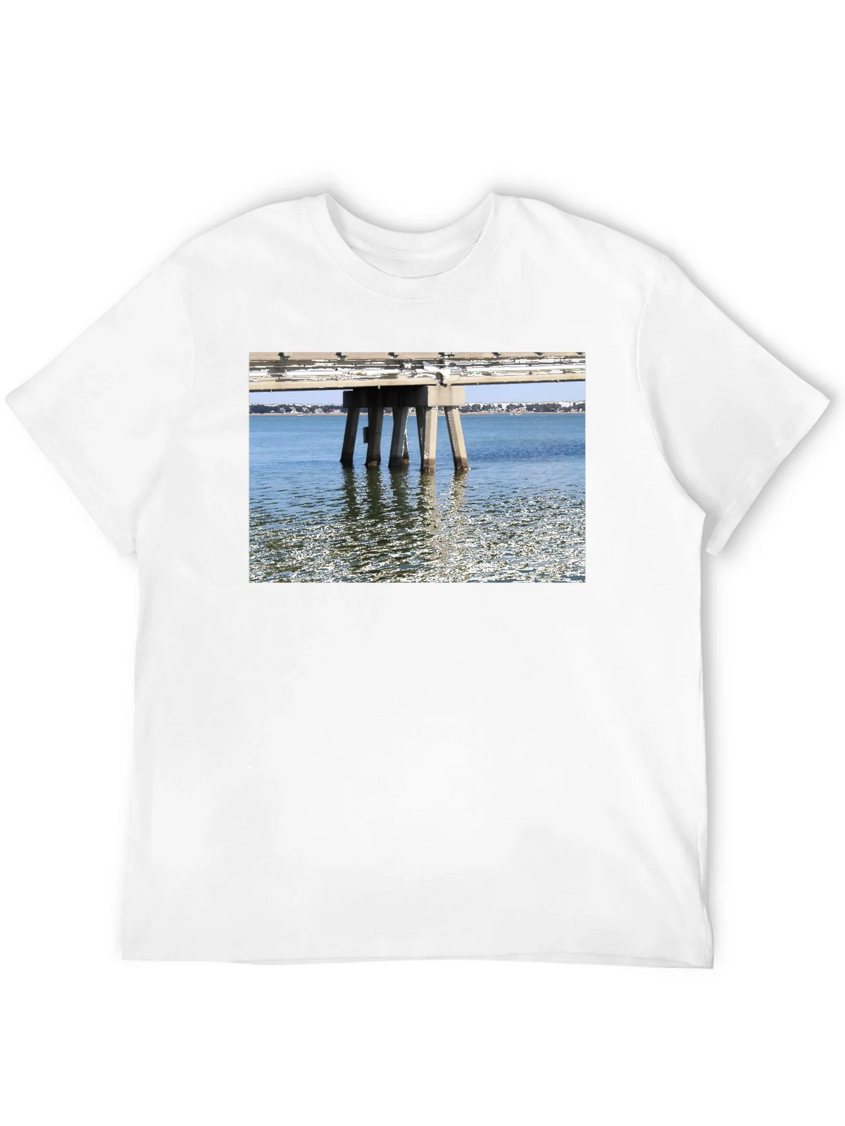 Bridge View Graphic Tee - Black Cotton Casual Wear product image 9