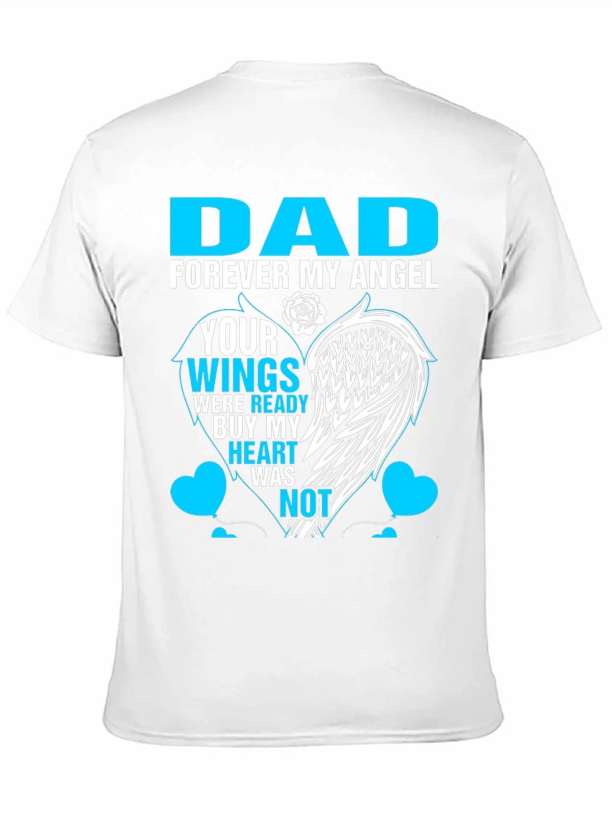 Dad Forever My Angel Memorial T-Shirt product image 10