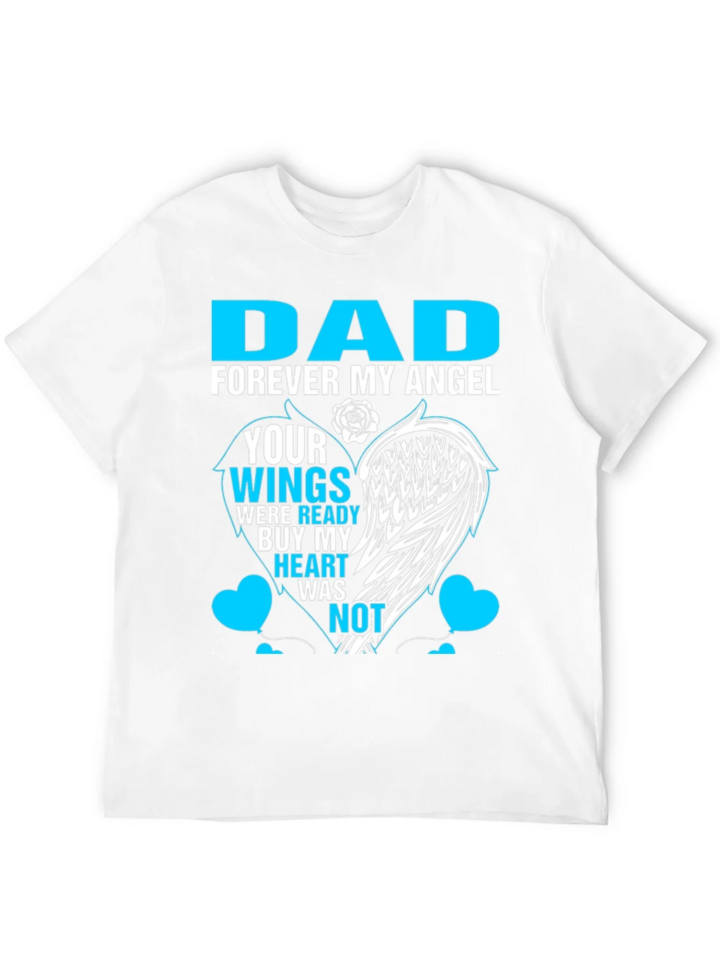 Dad Forever My Angel Memorial T-Shirt product image 11