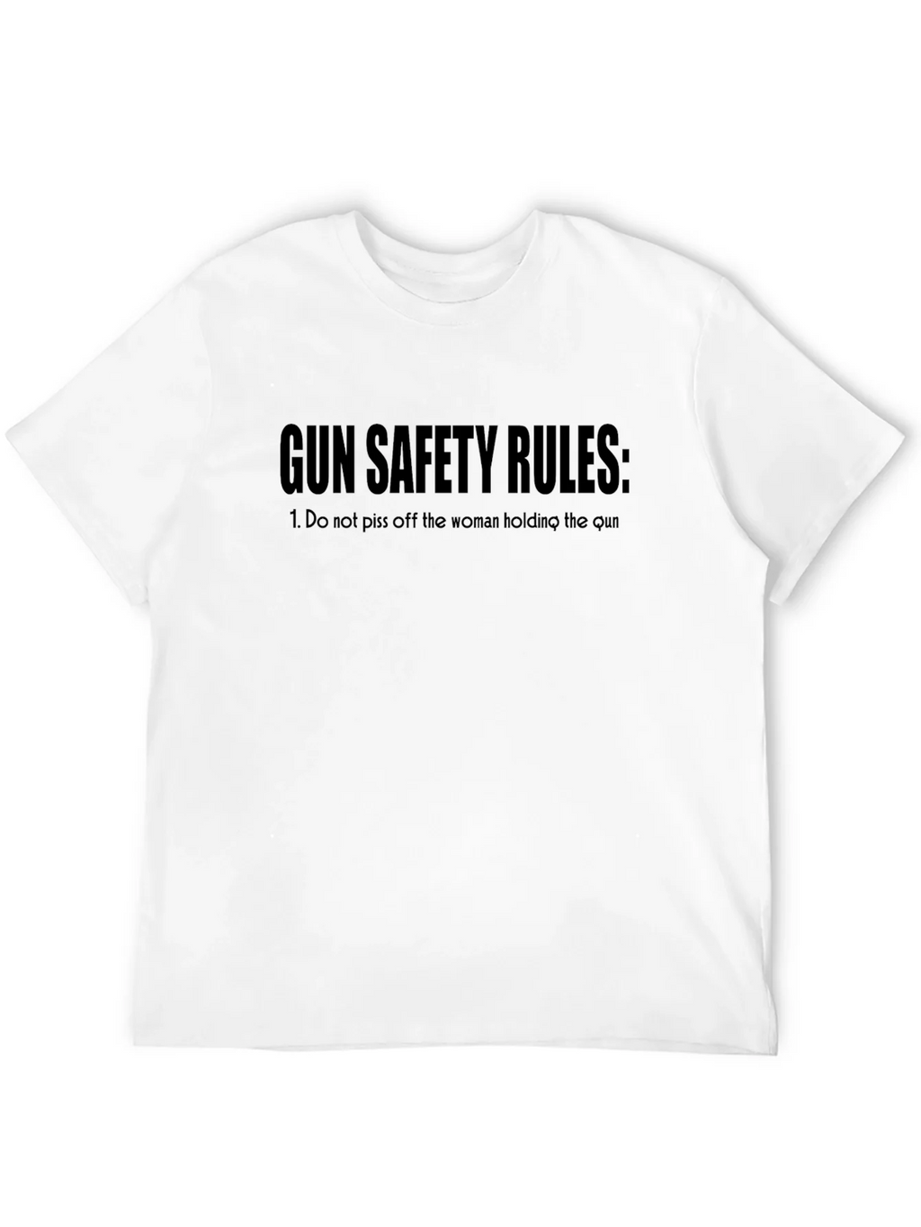 Gun Safety Rules Graphic Tee - Black product image 11