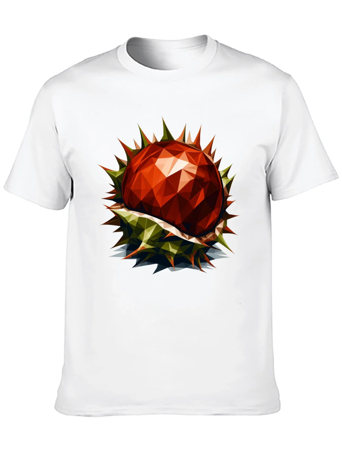 Geometric Chestnut Graphic T-Shirt product image 3